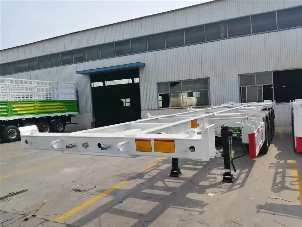 Container Skeleton Shipping Container Chassis Truck Semi Trailer