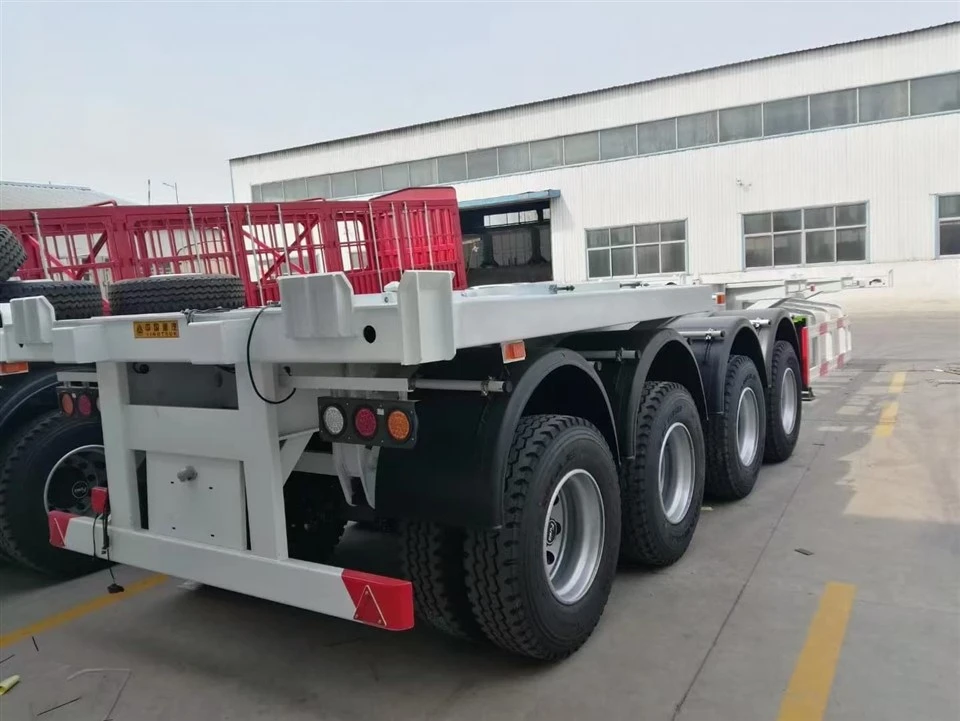 Container Skeleton Shipping Container Chassis Truck Semi Trailer