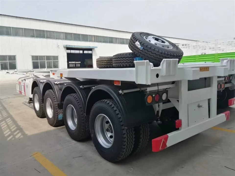 Container Skeleton Shipping Container Chassis Truck Semi Trailer